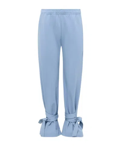 JW ANDERSON TIE-FASTENING COTTON TROUSERS