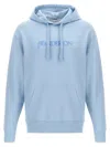 Jw Anderson J.w.anderson 'logo Embroidery Hoodie' Sweatshirt In Blue