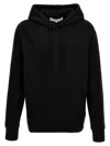 Jw Anderson Logo Embroidered Hoodie In Black