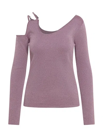 Jw Anderson Top Asimetric In Pink