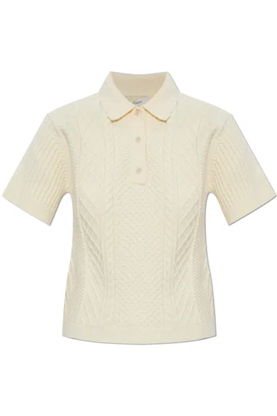 Jw Anderson Top With Collar In Neutral