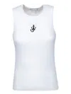 Jw Anderson J. W.anderson Anchor Embroidery Vest In White