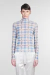 Jw Anderson J. W. Anderson Fitted Turtleneck With All-over Logo Print