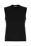 Jw Anderson Black Stretch Polyester Top In Brown