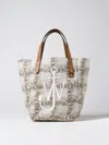 Jw Anderson Embroidered-logo Tote Bag In Leather
