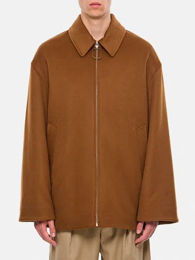 JW ANDERSON TRENCH COAT JW ANDERSON MEN COLOR BROWN,F85002032