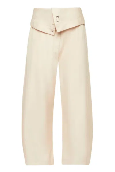 JW ANDERSON JW ANDERSON TROUSERS BEIGE
