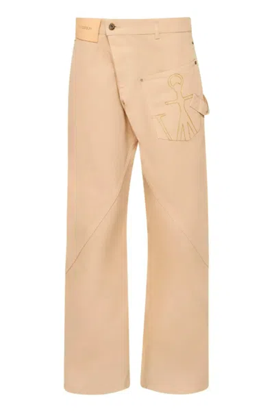 JW ANDERSON JW ANDERSON TROUSERS BEIGE
