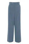 Jw Anderson Trousers In Blue Blu E Verdi