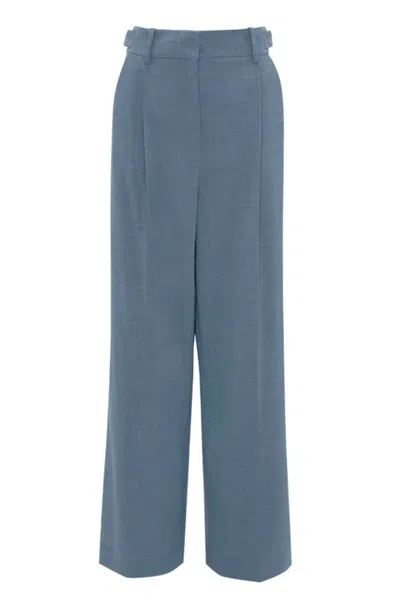 Jw Anderson Trousers In Blue Blu E Verdi