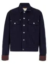 Jw Anderson J. W. Anderson 'turn Up Cuff' Jacket In Blue