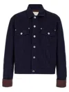 Jw Anderson J. W. Anderson 'turn Up Cuff' Jacket In Blue