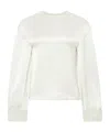 Jw Anderson Turn-up Cuffs Blouse In White