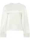 Jw Anderson Turn-up Cuffs Blouse In White