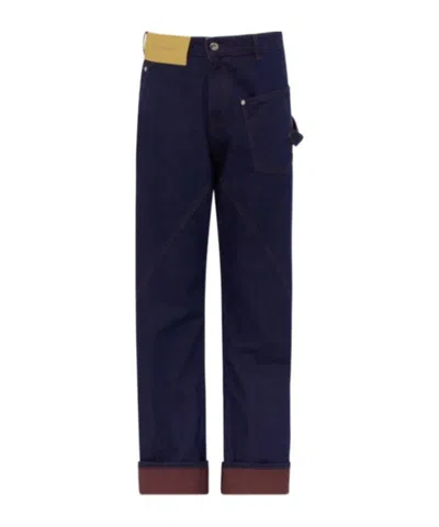 JW ANDERSON JW ANDERSON TURN UP TWISTED WORKWEAR JEANS