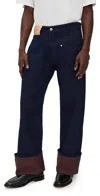 Jw Anderson J.w.anderson 'turn Up Twisted Workwear' Jeans