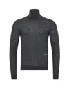 Jw Anderson Turtleneck Jumper Charcoal Melange In Gray