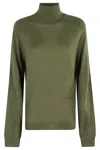 Jw Anderson J. W. Anderson Turtleneck Jumper In Green