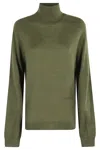 Jw Anderson J. W. Anderson Turtleneck Jumper In Green