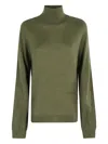 Jw Anderson J. W. Anderson Turtleneck Jumper In Green