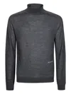 Jw Anderson J. W. Anderson Classic High-neck Grey Turtleneck Jumper In Gray