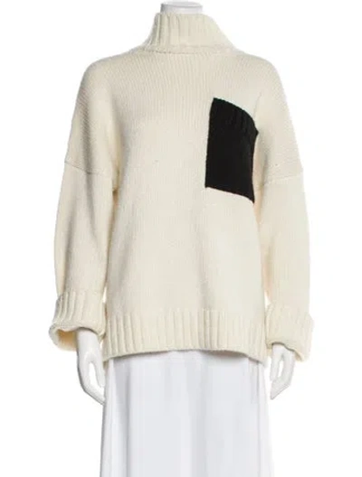Pre-owned Jw Anderson Turtleneck Sweater In Neutral