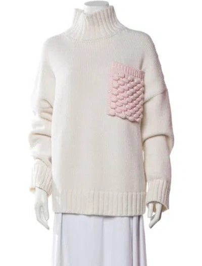 Pre-owned Jw Anderson Turtleneck Sweater W/ Tags In Neutrals