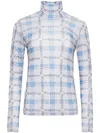 Jw Anderson J. W. Anderson Fitted Turtleneck With All-over Logo Print