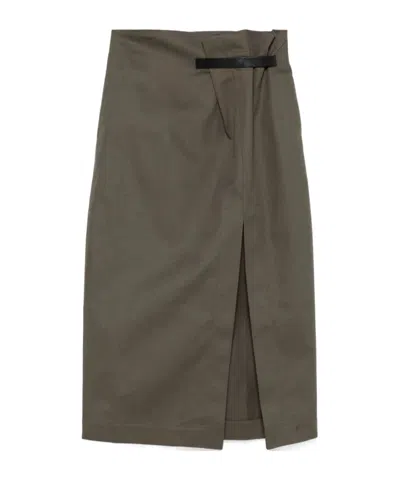 JW ANDERSON JW ANDERSON FRONT SLIT MIDI SKIRT
