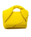 Shop Jw Anderson Nano Twister Mini Bag In Yellow