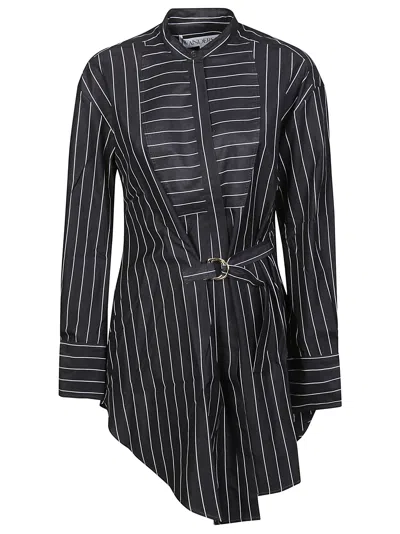 Jw Anderson Twisted Shirt In Black