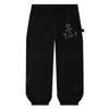 Jw Anderson Twisted Cargo Pants In Black In Black