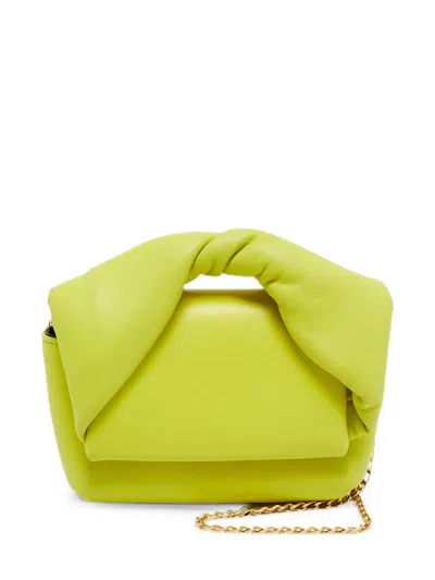 Pre-owned Jw Anderson Twisted Chain Clutch Bag In Green
