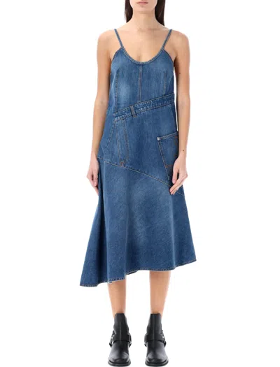 Jw Anderson Blue Cotton Clothing Dresses