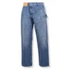 Jw Anderson Twisted Design Workwear-inspired Jeans In Blue
