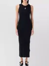 Jw Anderson Anchor Logo Twist Strap Rib Tank Dress