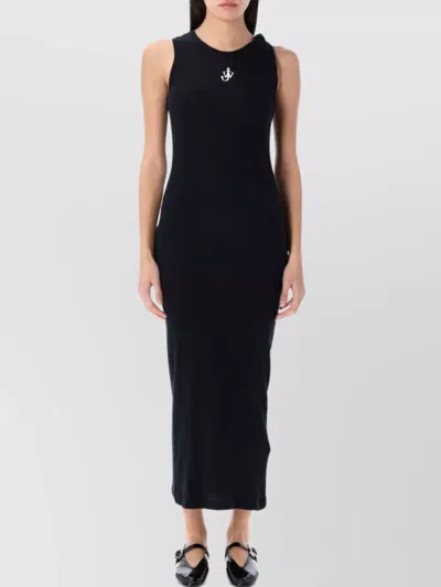 JW ANDERSON TWISTED DETAIL STRAP DRESS