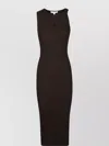 Jw Anderson J. W. Anderson Twisted Strap Midi Dress In Brown