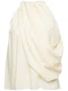 Jw Anderson Twisted Drape Halter Top In Neutrals