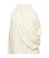 Jw Anderson Twisted Drape Halter Top In White