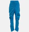 Jw Anderson High-rise-hose Twisted In Indigo