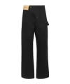 Jw Anderson Twisted Jeans In Black