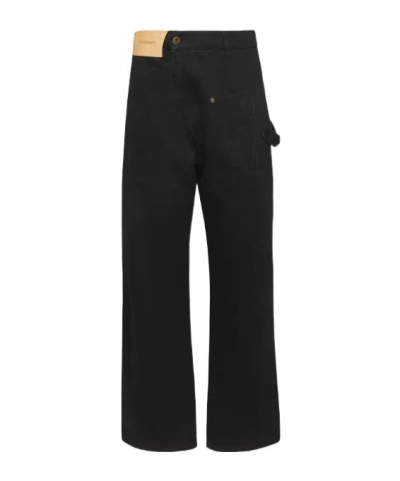 JW ANDERSON JW ANDERSON TWISTED HIGH WAIST JEANS