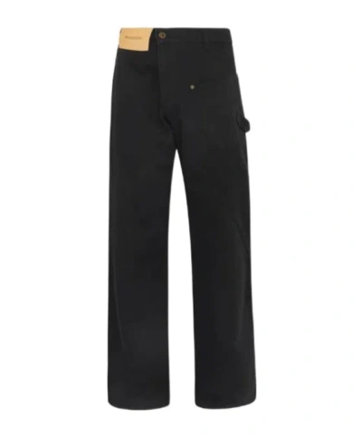 JW ANDERSON JW ANDERSON TWISTED WORKWEAR DENIM JEANS