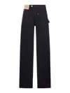 Jw Anderson Twisted Jeans In Black