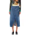 Jw Anderson Jwanchor Twisted Midi Skirt