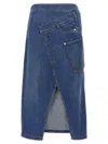 Jw Anderson Jwanchor Twisted Midi Skirt