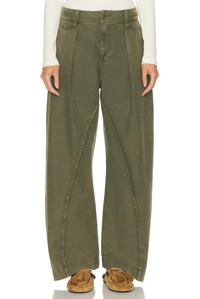 Jw Anderson Twisted Seam Trouser In Green