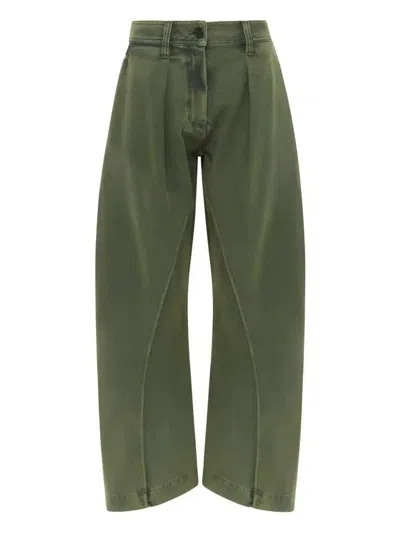 JW ANDERSON TWISTED-SEAM TROUSERS - WOMEN'S - COTTON