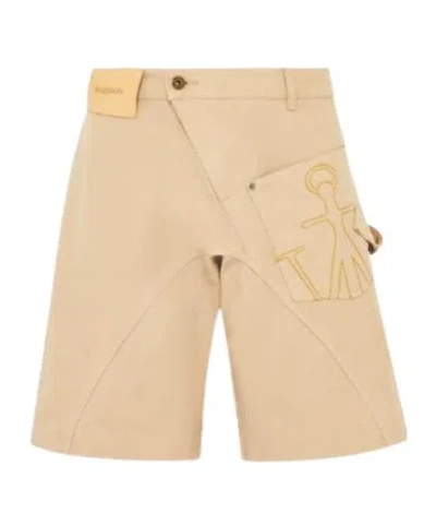JW ANDERSON JW ANDERSON TWISTED WORKWEAR BERMUDA SHORTS